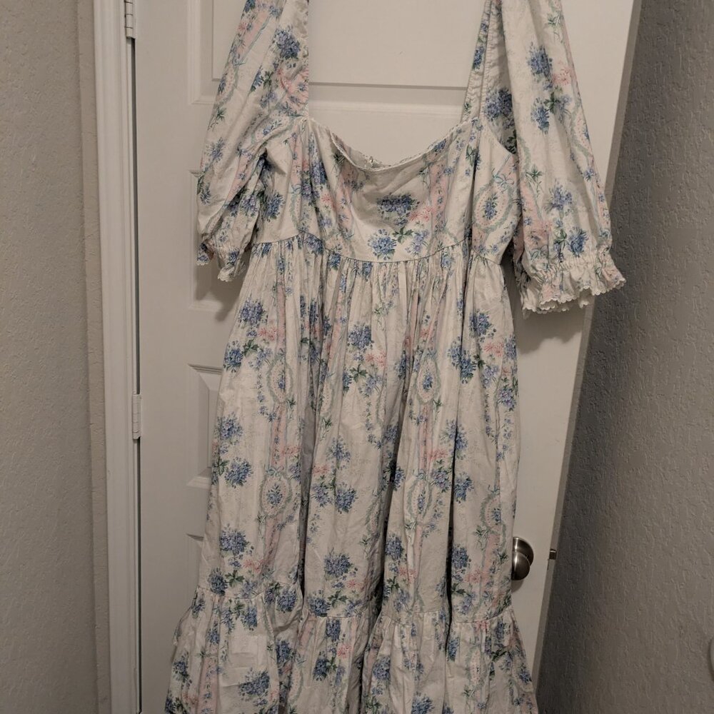 Selkie French Puff Dress NWT 5X - Picture 2 of 4